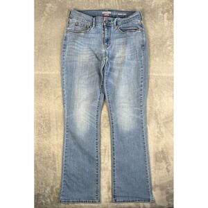 Denizen By Levis Womens 10 W30xL31 Curvy Boot Cut Jeans Denim Mid Rise Blue